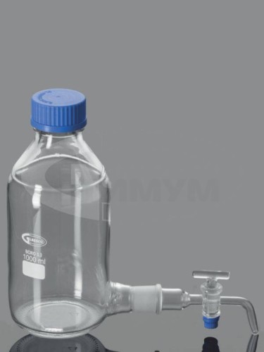 Склянка-аспиратор, 10000 мл, с краном, шлиф 29/32, Glassco