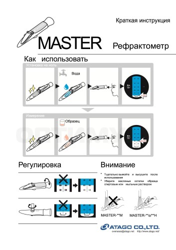 Винный рефрактометр Atago MASTER-OE