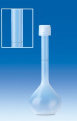 Колба мерная VITLAB с винтовой крышкой, 500 мл, класс А, PFA