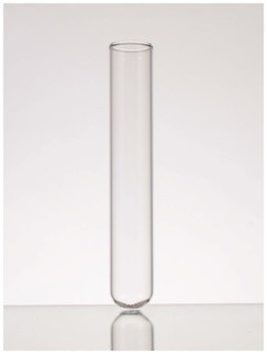Пробирки 35 мл, 100×29 мм, стекло, круглодонные, с ободком, без крышки, Glassco