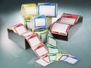 Наклейки Bürkle close-it food 95х95 мм черная печать, 500 шт/рул