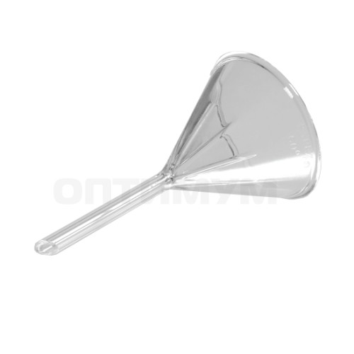 Воронка лабораторная d 50 мм, высота 100 мм, рифленая, 12 шт/уп, 60 шт/кор, Pyrex (Corning)