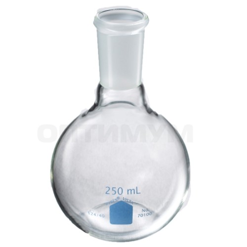Колба круглая плоскодонная, 1000 мл, Vista, шлиф 24/40, 1 шт./уп., 2 шт./кор, Pyrex (Corning)