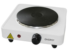 Чугунная электроплитка "ENERGY" с закрытой спиралью, 1 конфорка