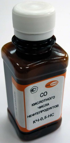 КЧ-0,5-НС ГСО 9339-2009 диапазон 0,45-0,55 мг КОН/г флакон (100 мл)