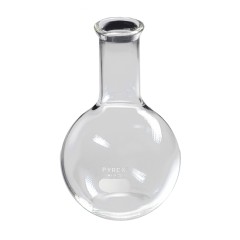 Колба круглая плоскодонная, 1000 мл, d 132 мм, пробка № 8, 6 шт./кор, Pyrex (Corning)