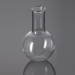Колба круглая плоскодонная, 1000 мл, d 131 мм, цилиндр. горловина 42 мм, Glassco