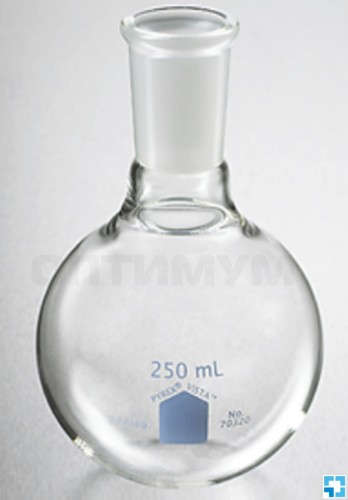 Колба круглодонная, 100 мл, Vista, шлиф 24/40, Pyrex (Corning)