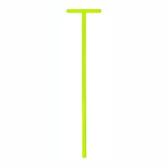 Шпатель Дригальского для засева, Т-форма, полистирол, зеленый, Sovtech, Россия