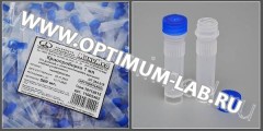 Микропробирки для криохранения с завинчивающейся крышкой и юбкой устойчивости, п/п, 1,0 мл, 10,2х47,4 мм, с внешней резьбой, нестерильные, Greetmed