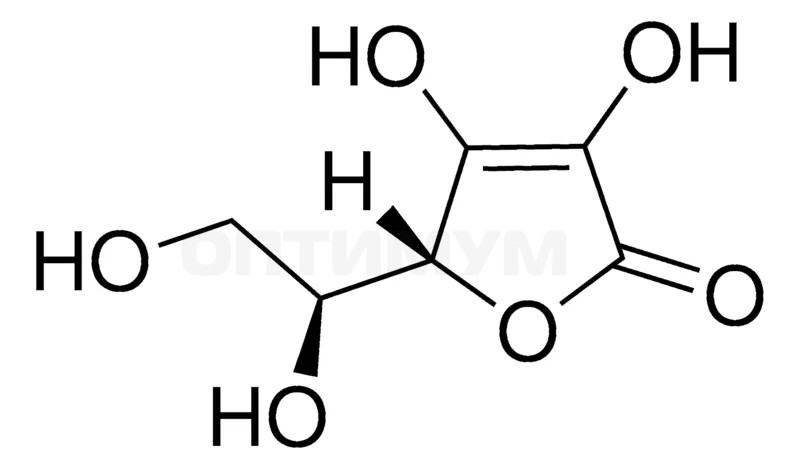 Аскорбиновая кислота, чда, CAS 50-81-7, Компонент-Реактив