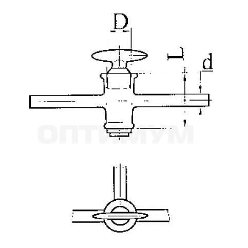 Кран К3Х-1-40-2,5 ТС ГОСТ 7995-80, Аппаратурщик