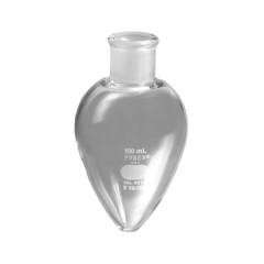 Колба остродонная, 100 мл, d 40 мм, шлиф 19/22, 1 шт, Pyrex (Corning)
