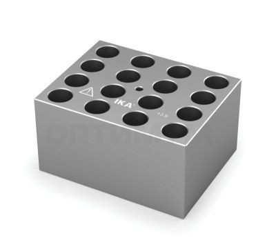 Термоблок DB 4.3, 16×12/13 мм, для круглодонных пробирок, алюминиевый, IKA