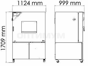 Камера испытательная "тепло-холод-влажность", -40...+180°С, MKF240, 228 л, Binder