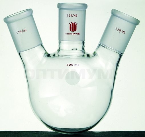 Колба трехгорлая, круглодонная, 2000 мл, со скошенными боковыми горловинами, Merck (Millipore, Sigma-Aldrich, Supelco)