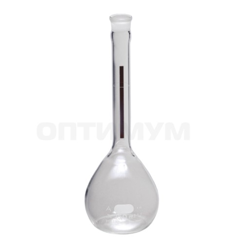 Колба мерная, 500 мл, d 100 мм, класс А, крышка 19, Lifetime Red, 6 шт, Pyrex (Corning)
