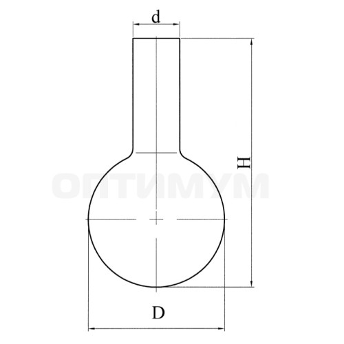 Колба К-2-500-34 ТС ГОСТ 25336-82