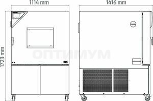Камера испытательная "тепло-холод", -40...+180°С, MK 400, 417 л, Binder