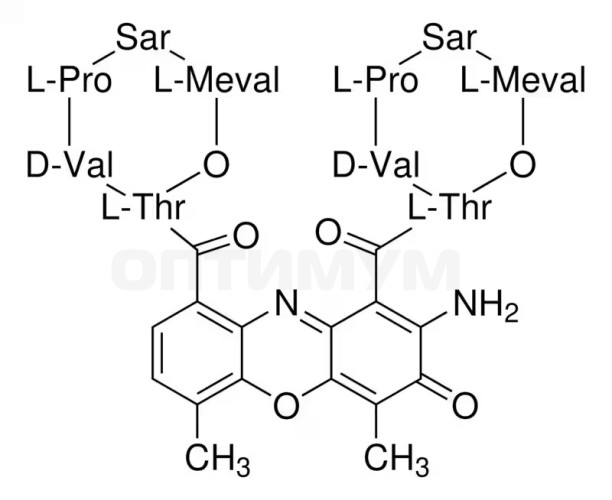 Актиномицин D / Actinomycin D, Cell Culture Tested, 5×5 мг, CAS 50-76-0, CDH