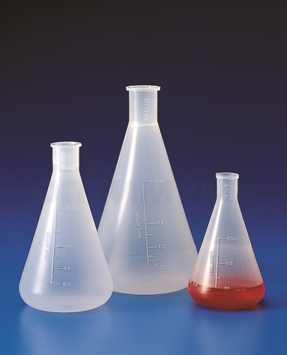 Колба коническая 125 мл, горл. 14/23, с делениями, Kartell