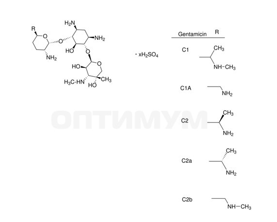Гентамицин сульфат, для биохимии, CAS 1405-41-0, neoFroxx