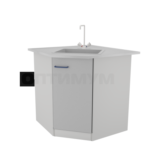 Стол-мойка угловой ЛАБ-PRO МОУ 90/65.90/65.90 VI c чашей VITE
