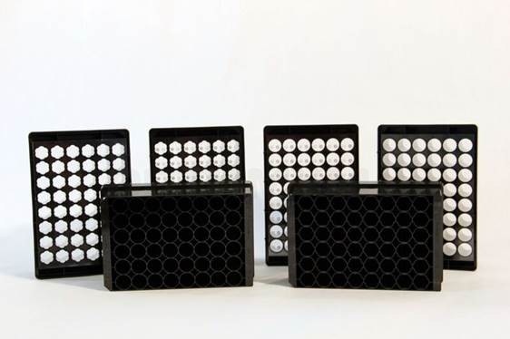 Планшет с лепестковыми лунками Flower Plate, непрозрачный, без оптодов, 10 шт., M2p-labs