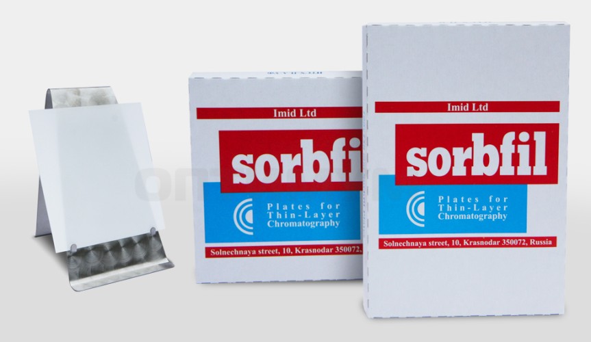Пластины для тонкослойной хроматографии Sorbfil ПТСХ-АФ-А 10х10