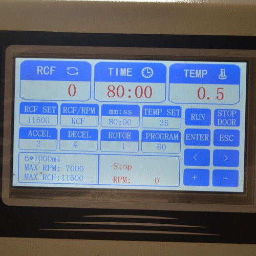 Центрифуга, максимально 6 л, 8000 об/мин, 15200 g, 6×1000 мл, с охлаждением, с ротором, напольная, DL8M-12L, Drawell