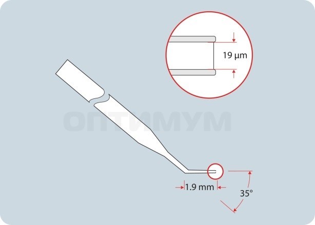 Капилляры Biopsy Tip I, для лазерной биопсии клеток и органелл, угол наклона 35°, d внутренний 19 мкм, 25 шт./уп., Caliber (Eppendorf)