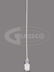 Холодильник воздушный с прямой трубкой, L 750 мм, муфта 24/29, Glassco, Индия