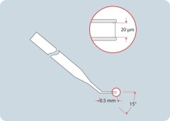 Капилляры Biopsy Tip II, для лазерной биопсии клеток и органел, угол наклона 15°, d внутренний 20 мкм, 25 шт./уп., Caliber (Eppendorf)