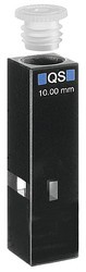 Кювета флуоресцентная Hellma 105.250-QS кварцевая, оптический путь 10x2 мм, высота центра 15 мм