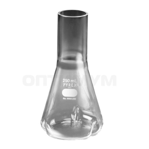 Колба качалочная, 250 мл, стекло Pyrex, с отбойниками, 6 шт, Pyrex (Corning)