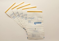 Пакеты самоклеящиеся из белой влагопрочной бумаги "СтериТ", 350х500 мм