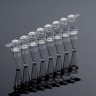 Пробирки для ПЦР в стрипах, 0,2 мл, 1×8, выпуклая крышка, бесцветные, Biologix