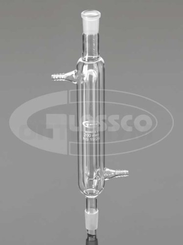 Холодильник прямой, двойной, L 200 мм, керн 24/29, муфта 24/29, Glassco