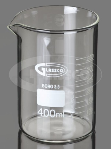 Стакан 3000 мл, стеклянный, с носиком, с градуировкой, низкий, 210×152 мм, Glassco