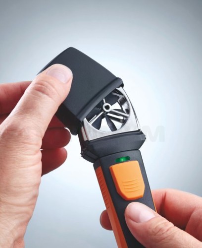 Анемометр Testo 410i с крыльчаткой и Bluetooth, управляемый со смартфона/планшета (смарт-зонд)