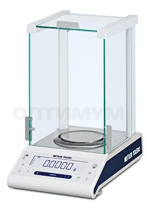 Весы аналитические, 220 г/0,1 мг, внутренняя калибровка, ML204T, Mettler Toledo