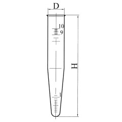 Пробирка центрифужная П-1-10 без делений, Аппаратурщик