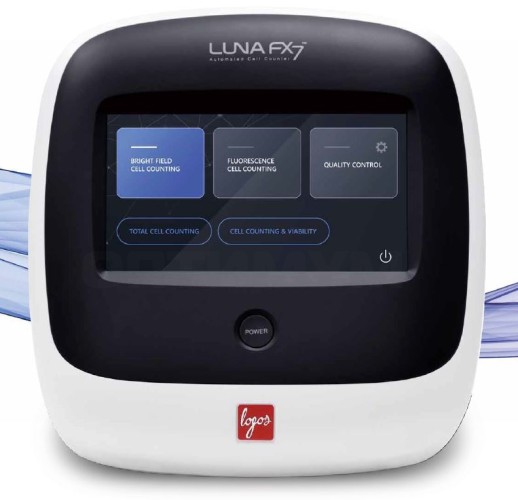 Счетчик и анализатор жизнеспособности клеток, 1-90 мкм, Luna-FX7, Logos Biosystems
