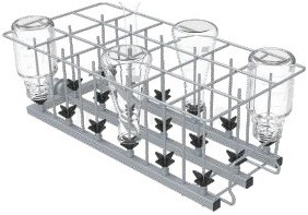 Корзина для воронок, стаканов, банок, с 2-мя крышками G-204, XPZ