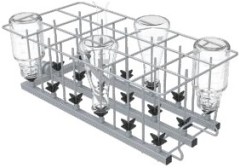 Корзина для воронок, стаканов, банок, с 2-мя крышками G-204, XPZ