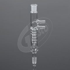 Холодильник-дефлегматор, спиральный, L 365 мм, керн 24/40, муфта 24/40, Glassco