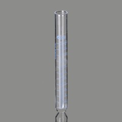 Пробирки 12 мл, 110×16 мм, стекло, круглодонные, с ободком, без крышки, Glassco
