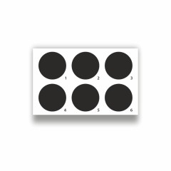 Карточка-планшет на 6 черных лунок, 50 шт./уп., 3500 шт./кор., Sovtech, Россия