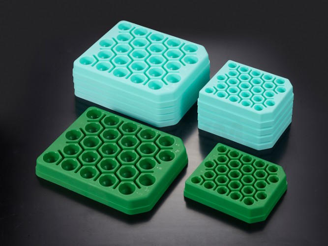 Штатив для пробирок, d 17 мм, 25 мест, полипропилен, с маркировкой, Jet Biofil