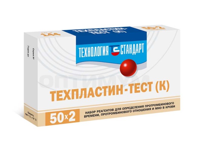 Техпластин-тест-К (50 определений)